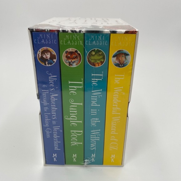 Four Mini Classics Childrens Book Set Collection Wonderful Wizard Oz Jungle Book - Picture 5 of 8